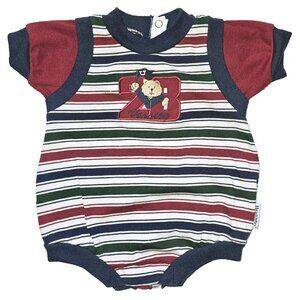 Vintage HEALTHTEX Varsity Bodysuit, 0-5M